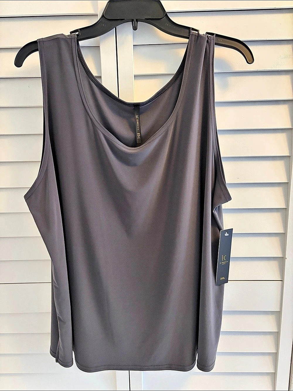 IC by Connie K Gray Tank Top XXL NWT